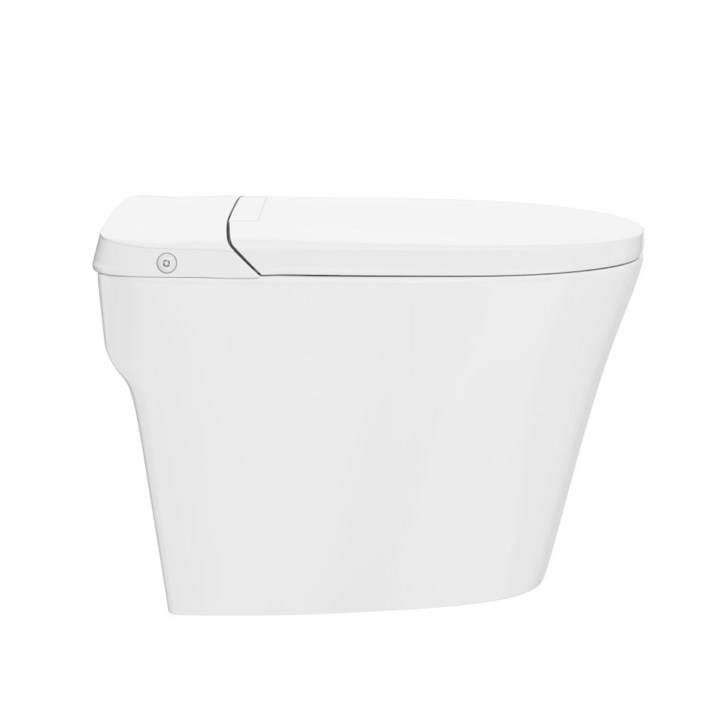 Swiss Madison Hugo H Power Flush Tankless Toilet 12" Rough-in 1 GPF Non-Electric ADA Toilet with Integrated Tank in Glossy White - SM-ST030