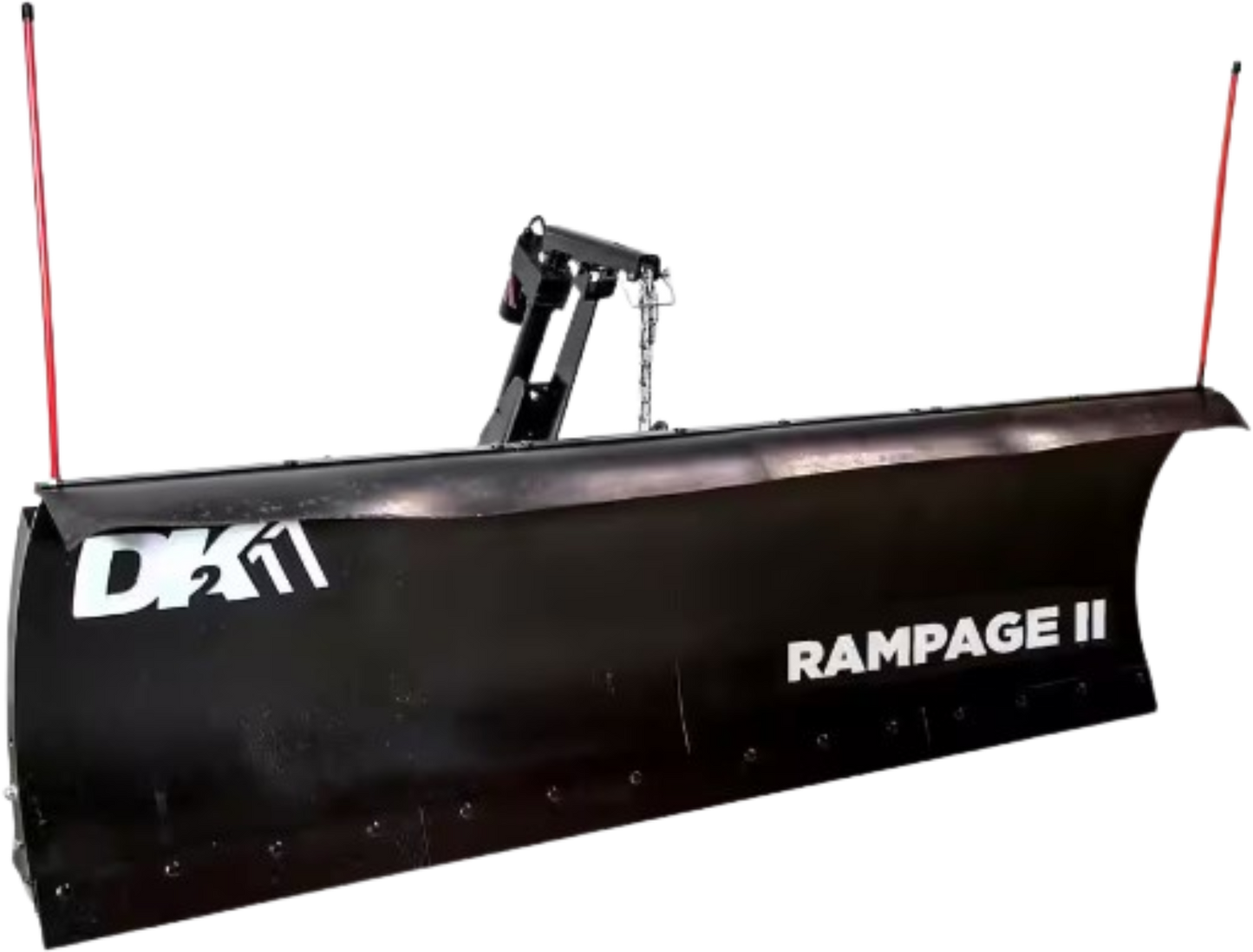 DK2 RAMP8219ELT Rampage II Elite 82 x 19 in. Custom Mount Snow Plow Kit with Actuator Lift New - RAMP8219ELT