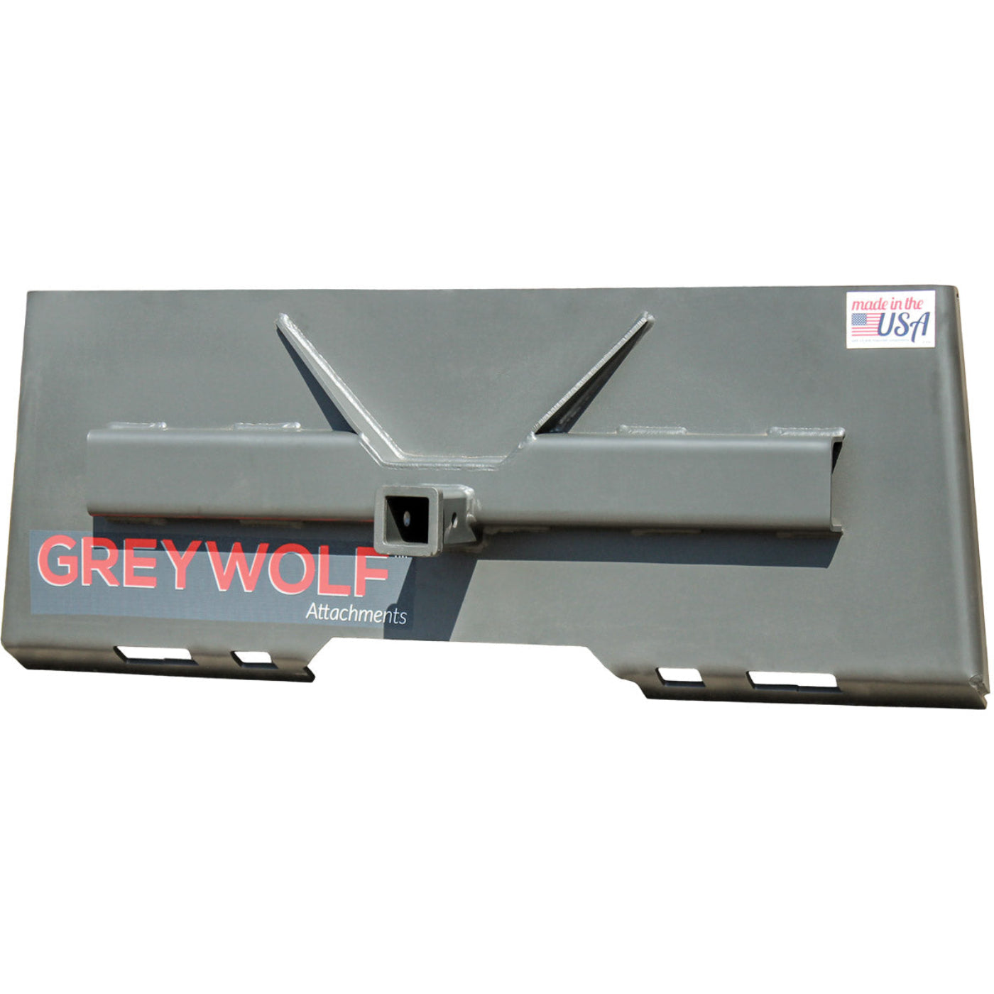 Grey Wolf Skid Steer Receiver Hitch Plate - (1061)