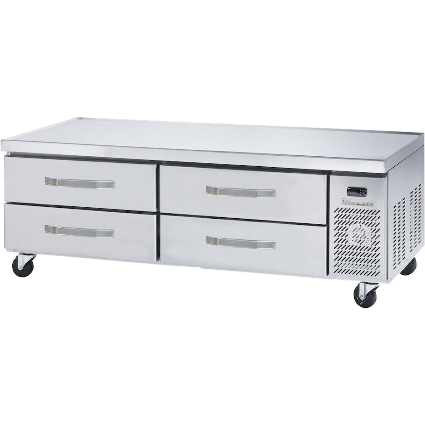 Blue Air BACB74M-HC | 74" Wide 4 Drawer Chef Base Refrigerator - BACB74M-HC