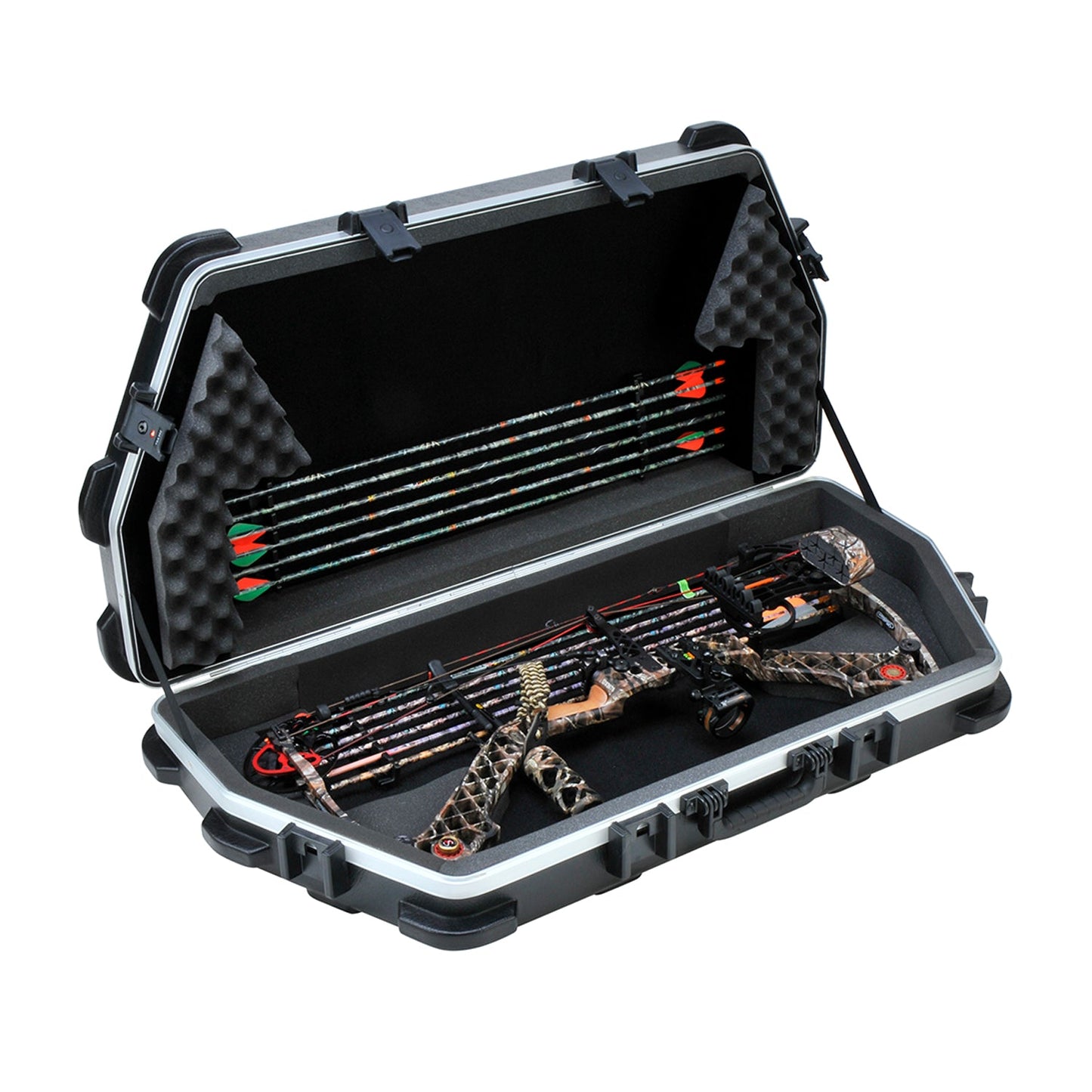SKB Cases 4119 Hard Exterior Waterproof ATA Single Parallel Limb Bow Case, Black - 189870