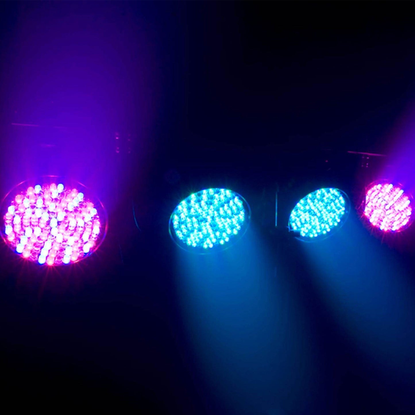 CHAUVET 4 BAR 4BAR DMX LED Stage Wash Light System w/ Case, Foot Switch & Tripod - 23916