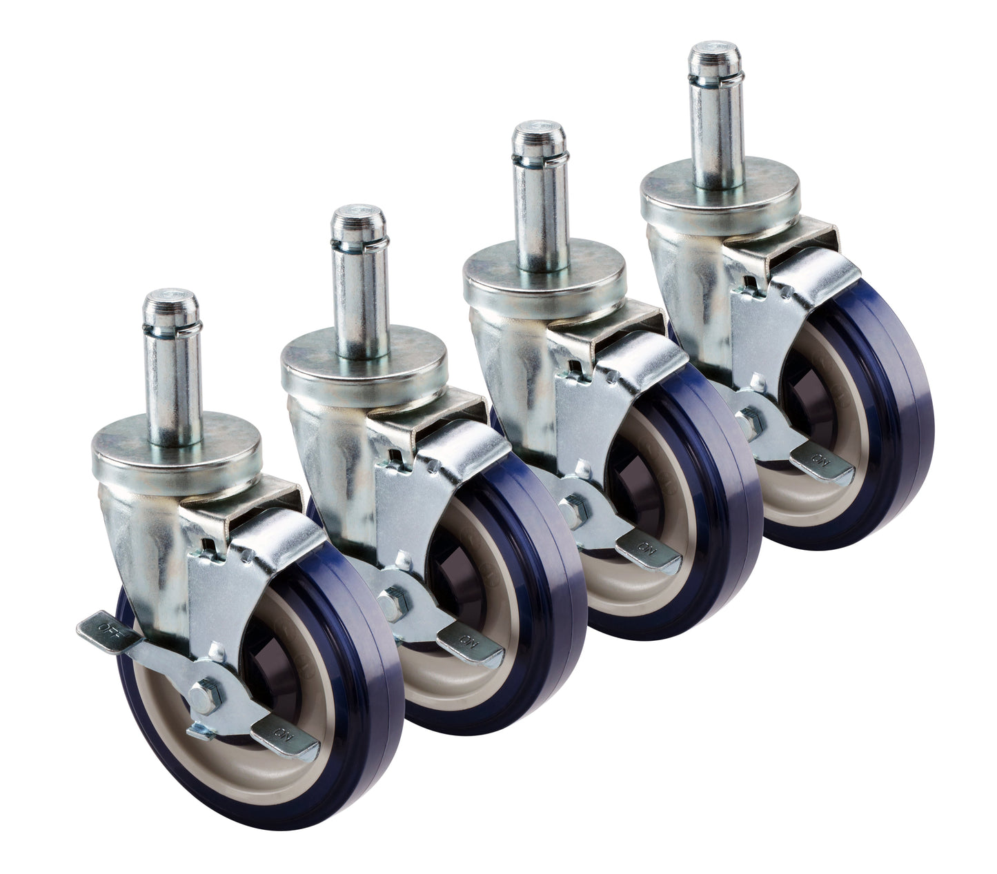 Univex Krowne Meta Economy Series Universal Wire Shelving Casters - KM30151S