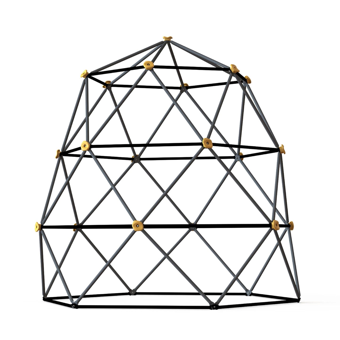gobaplay Powder Coated Steel Geometric Climbing Dome with 3 Anchors - 406865