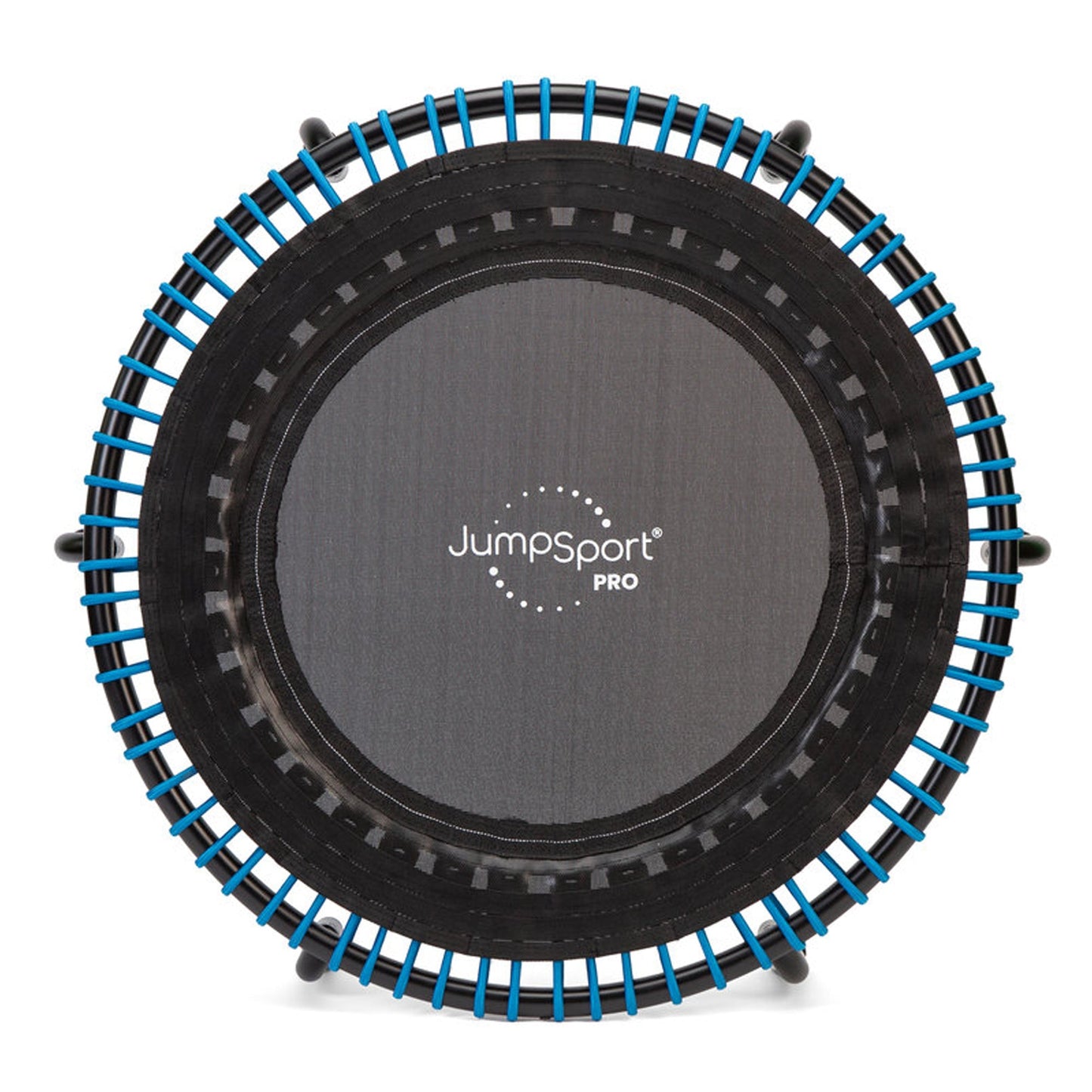 Disc-O-Bed JumpSport 350 PRO 39 Inch Fitness Trampoline with Blue EnduroLast Elastic Cords - 348950