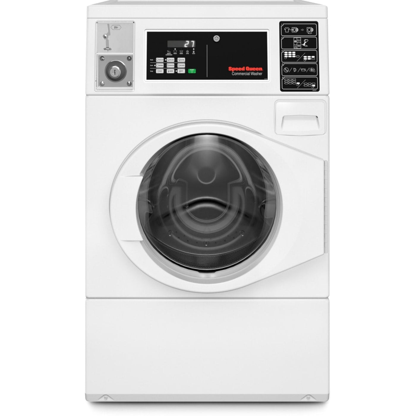 SPEED QUEEN FV6030WN 27 inch Commercial Washer 3.42 cu ft, 1200 RPM, Quantum Gold Pro, ADA, Energy Star, Non-Residential - FV6030WN