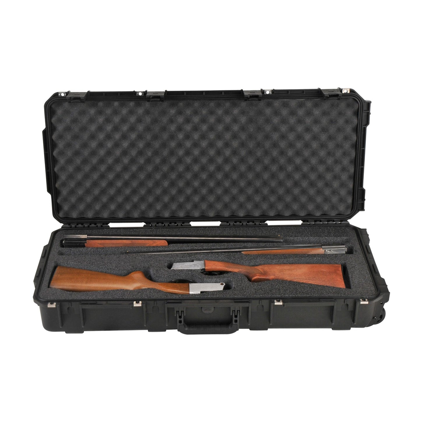SKB Cases iSeries Hard Exterior Double Custom Breakdown Shotgun Case, Black - 215406