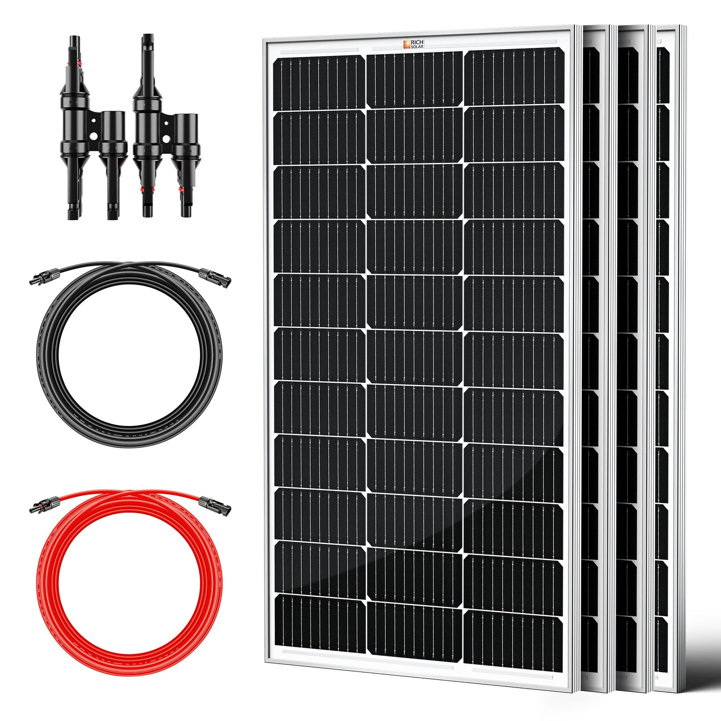 Rich Solar 400 Watt Solar Kit for Solar Generators Portable Power Stations - RS-K400G