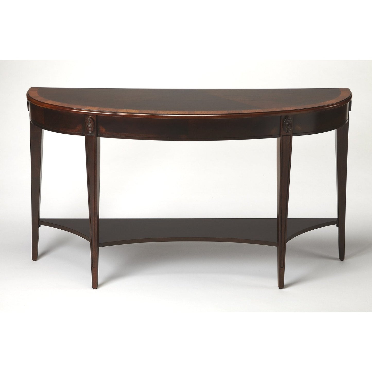 Butler Specialty Company Astor Nouveau Demilune Console Table, Dark Brown - 4146211