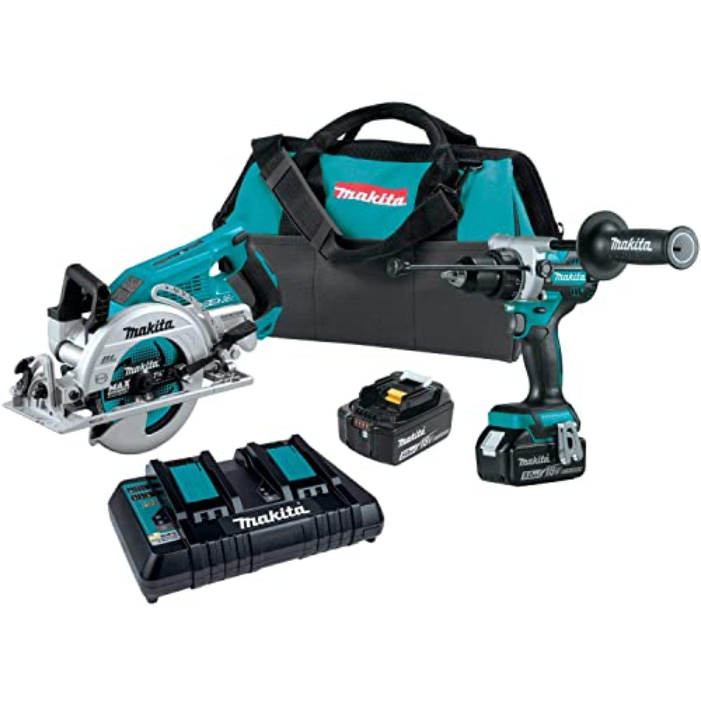 Makita 18V LXT Lithium‑Ion Brushless Cordless 2‑Pc. Combo Kit (5.0Ah) - XT289PTREN