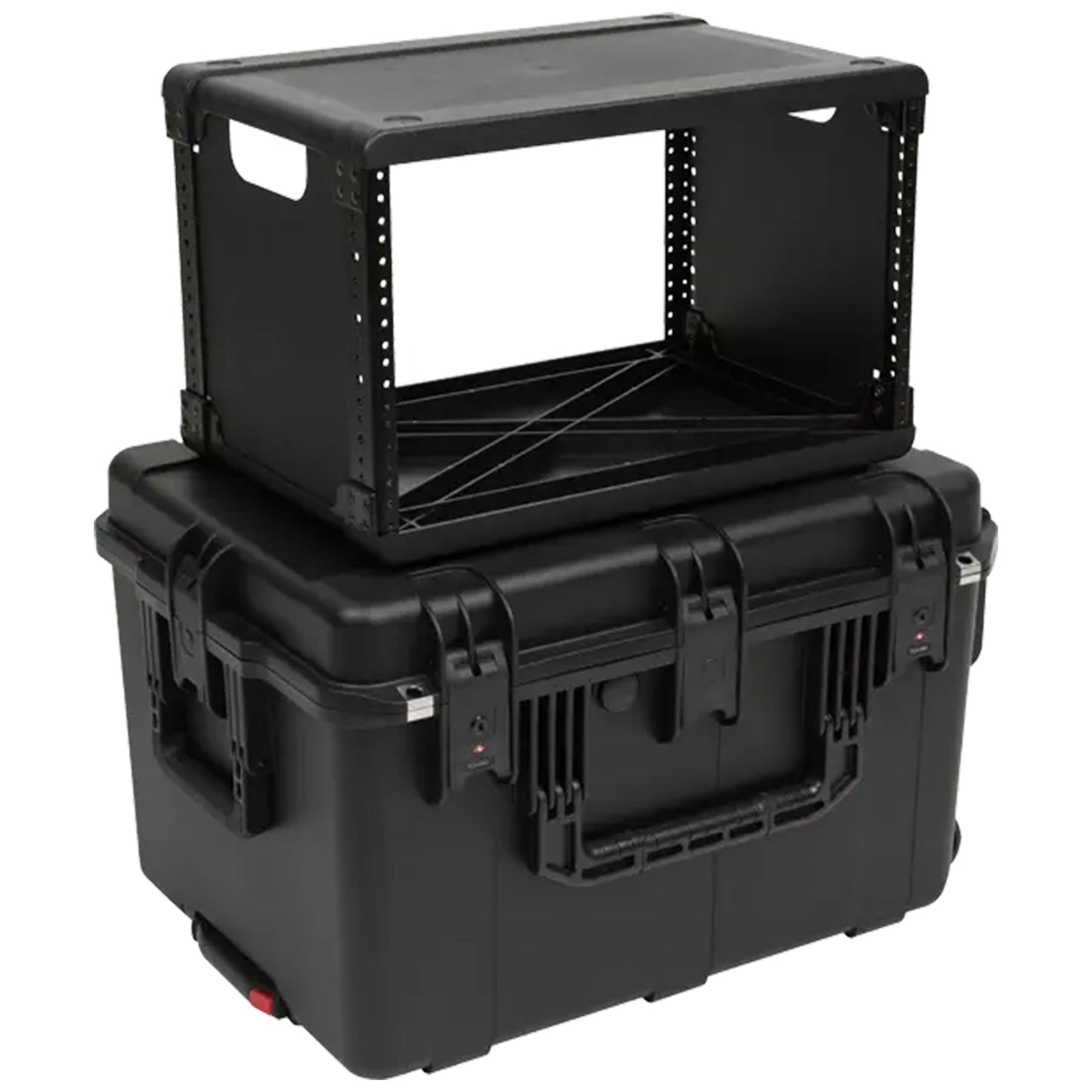 SKB 6U iSeries 13" Injection Molded Fly Rack with Built-In Wheels and Handle - 420637