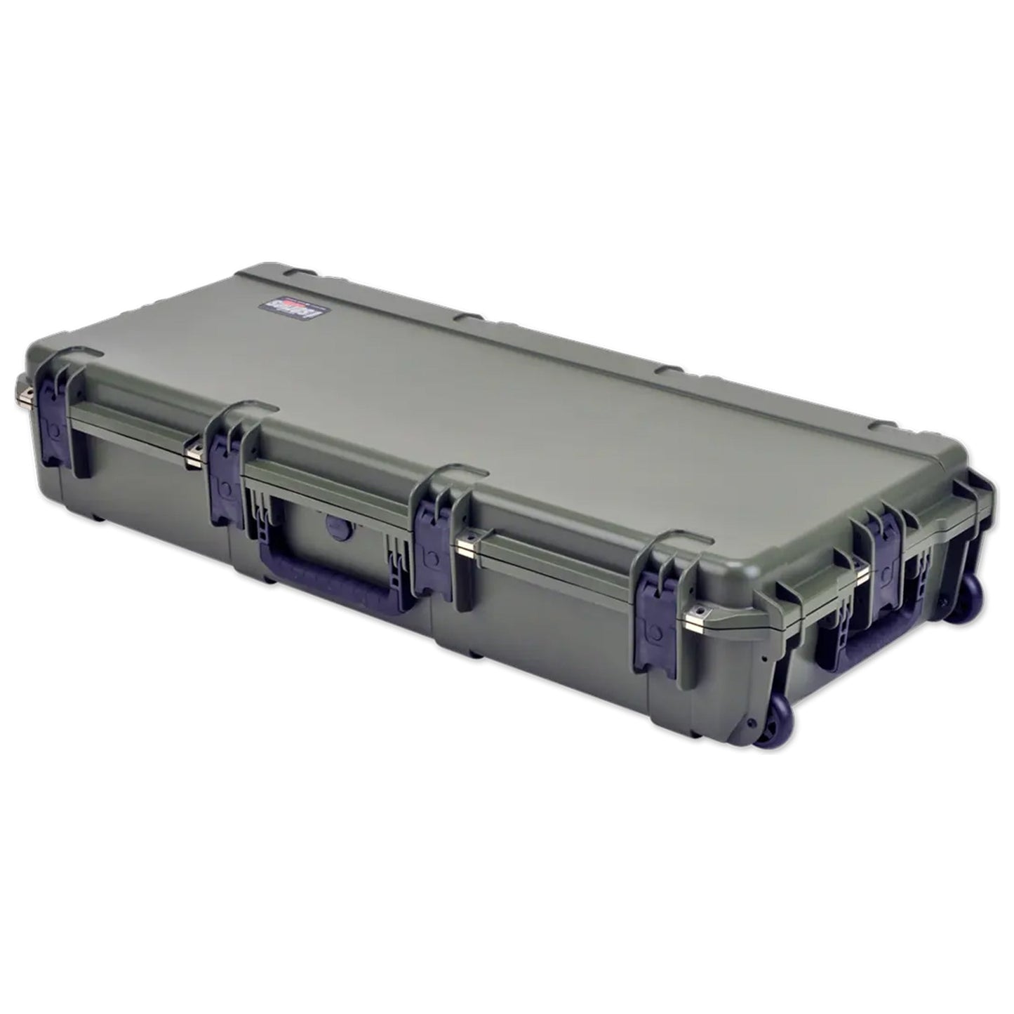 SKB Cases Waterproof Double Bow/Short Rifle Case Durable Protection, Olive Green - 420639