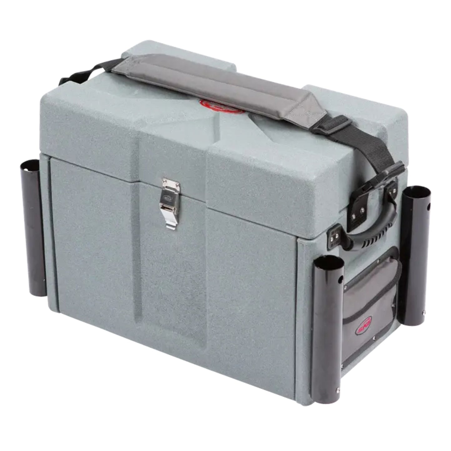 SKB Large Tackle Box, 4 Drawers with Dividers and 2 Soft Exterior Pockets, Gray - 420649