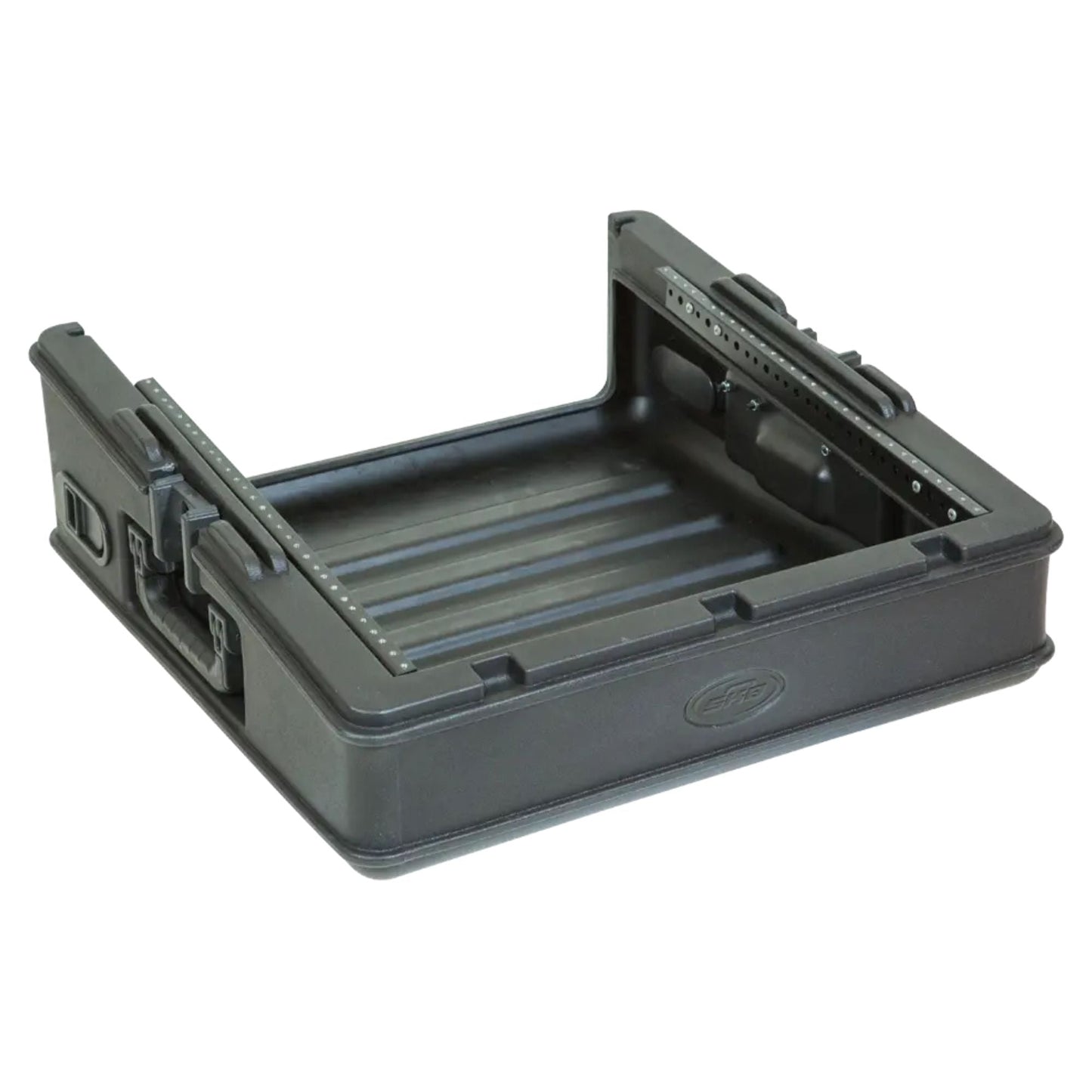 SKB Roto Rack/Mixer Top Console, 10U Slanted Rackmount with, Hard Lid and Door - 421585