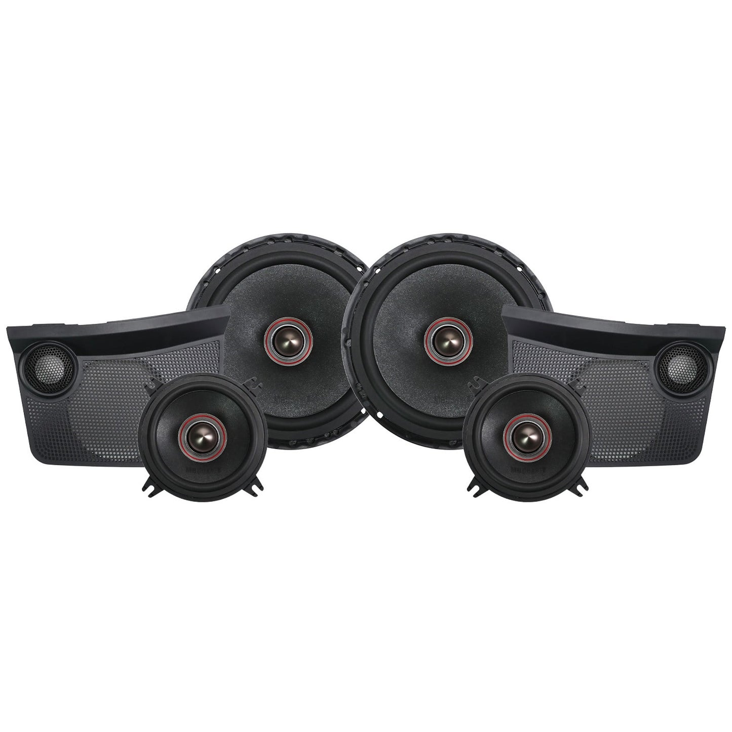 MB Quart Front Dash 3-Way Component Speakers Upgrade Kit for 21-24 Ford Bronco - 427499