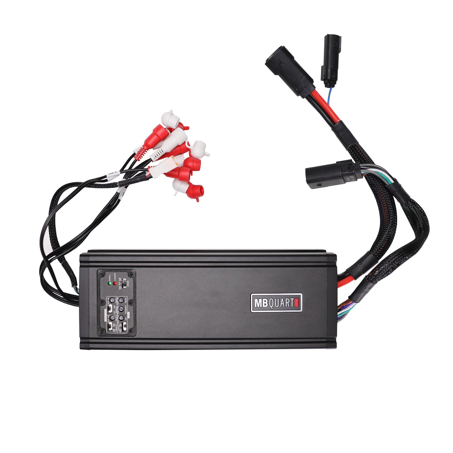MB Quart Discus 5 Channel Marine Amplifier with Top Mounted Controls, 500 Watts - 431771