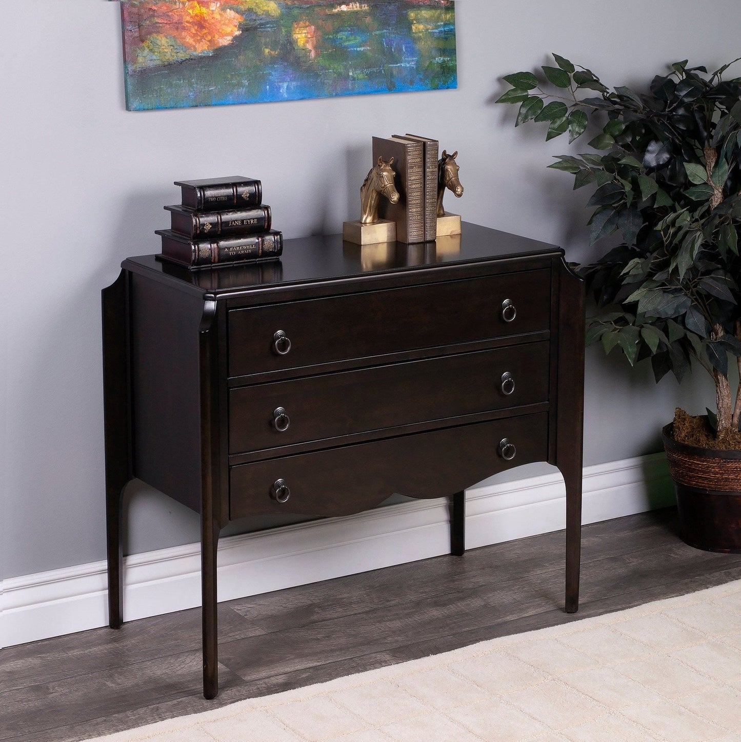 Butler Specialty Company Wilshire 3 Drawer Chest, Dark Brown - 4469117