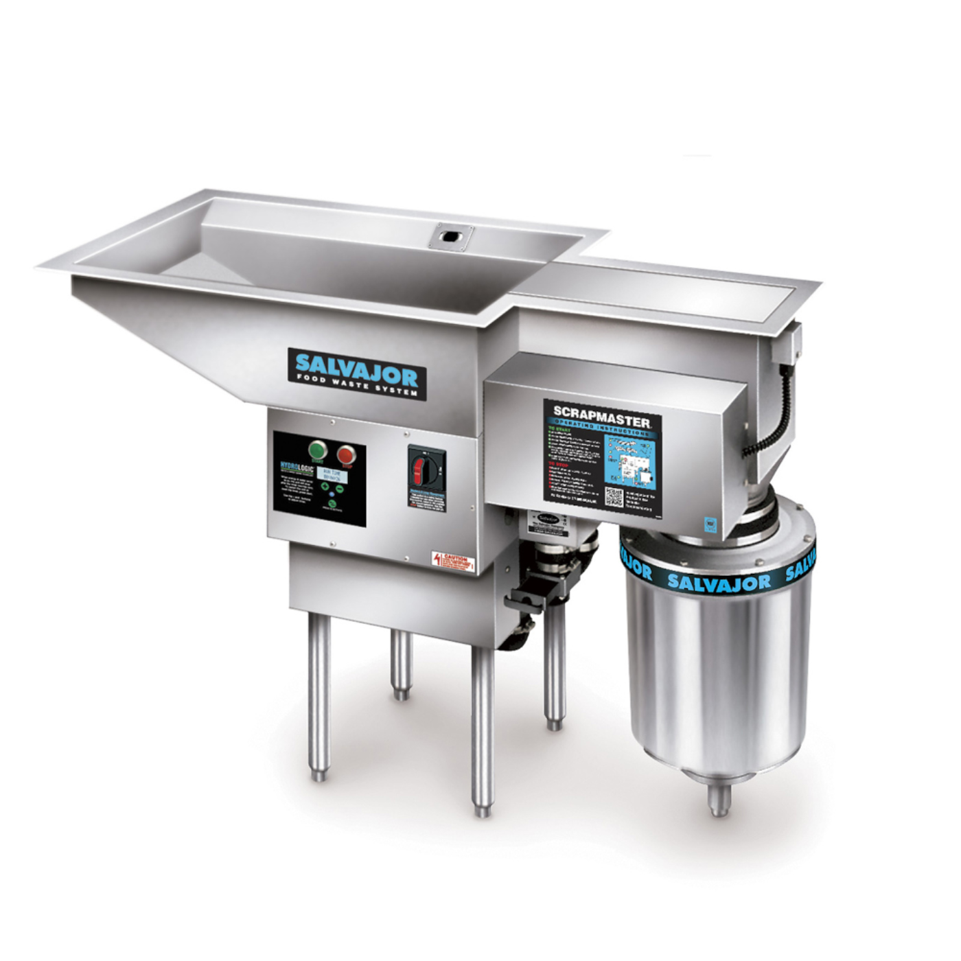 Salvajor Pot/Pan ScrapMaster, scrapping & disposer system - SL500PSM