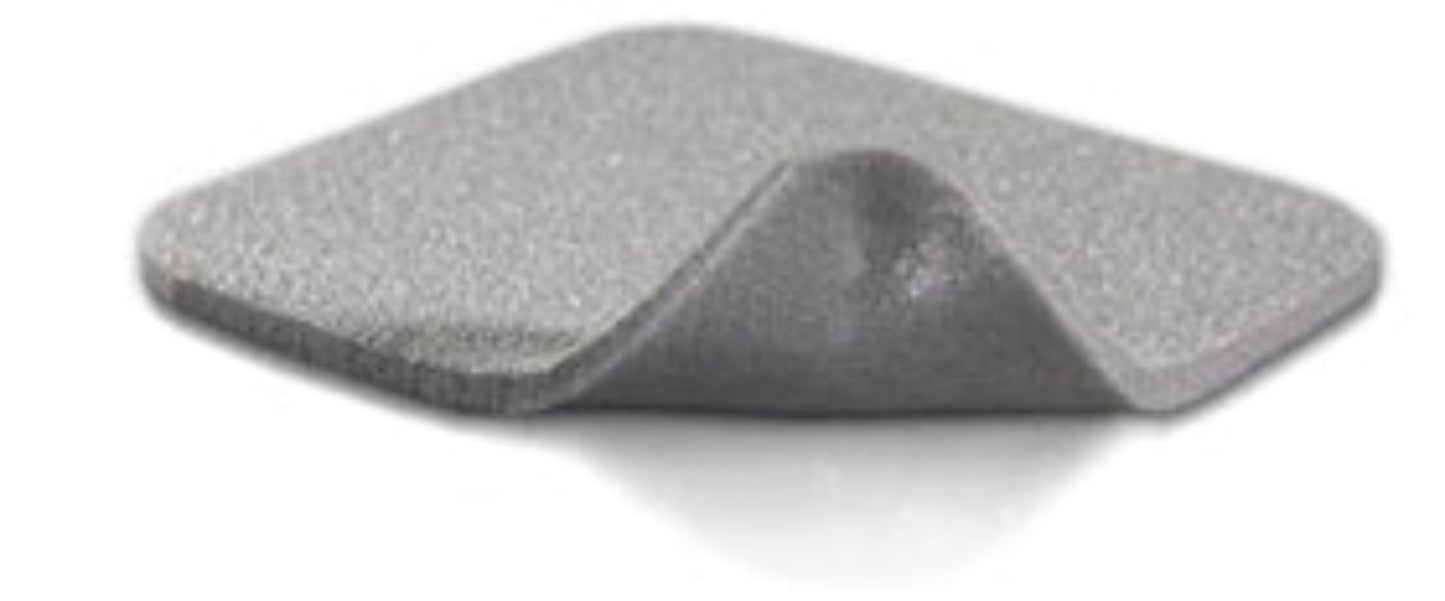 Molnlycke Mepilex Ag Square Foam Dressing with Silver - Gray - 287100
