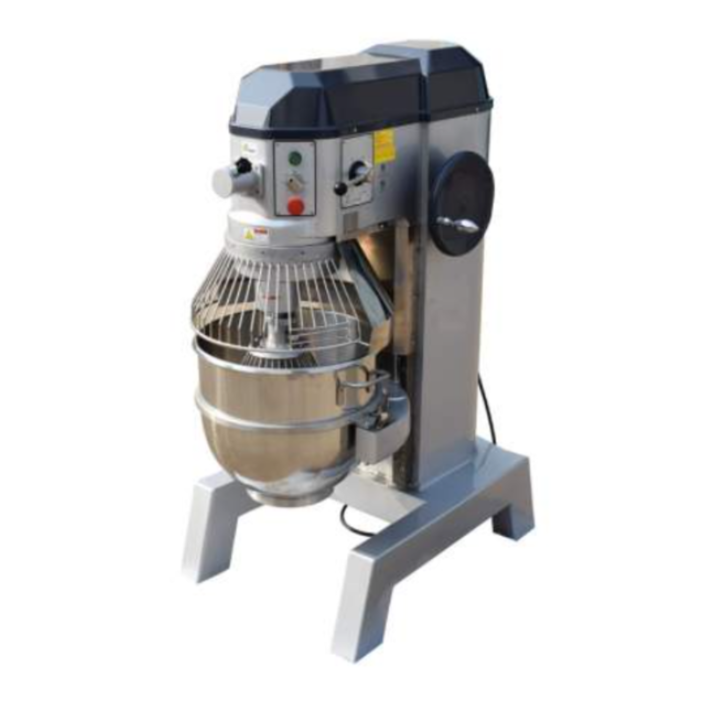 Chef AAA Commercial 60 Quart Quart Planetary Floor Baking Mixer 3 Attachments Included - HLM60