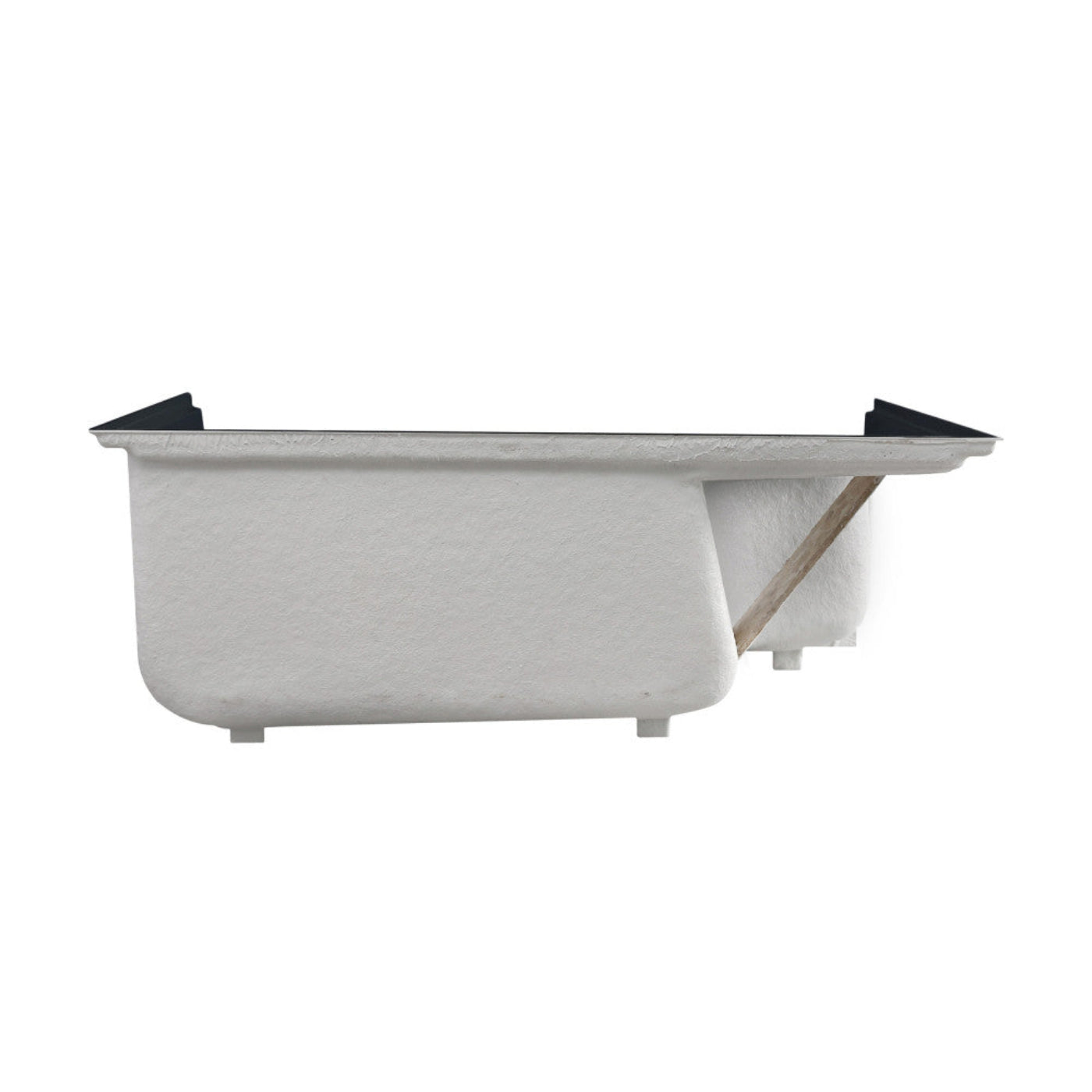Swiss Madison Aquatique 60" x 32" Right Drain, Shower Base in Matte Black - SM-SB538MB