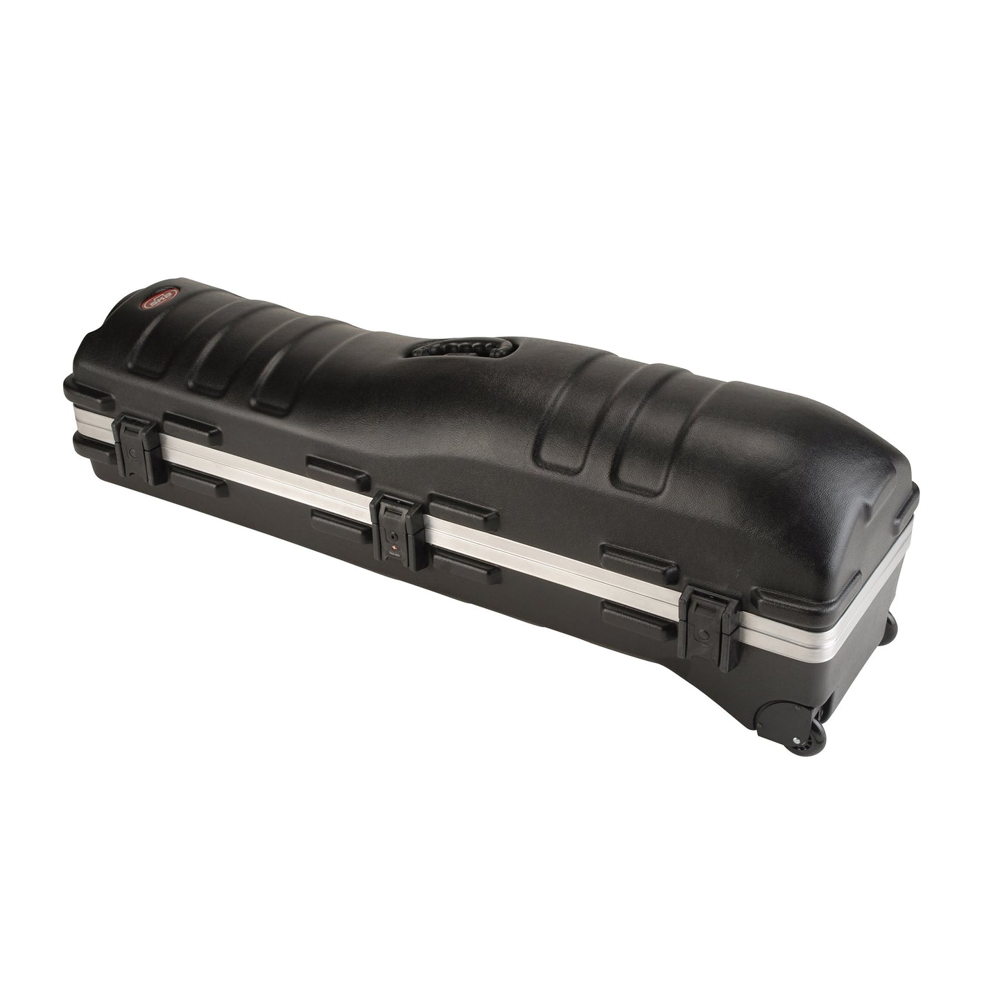 SKB Cases Deluxe ATA Hard Plastic Storage 2 Wheeled Cart Golf Bag Travel Case - 93193