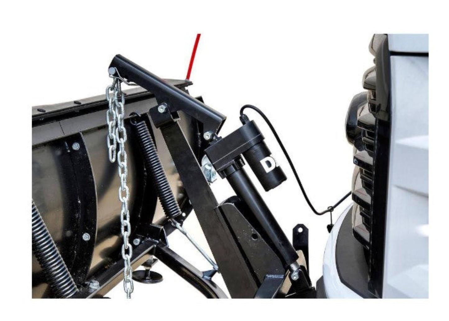 SnowBear AVAL8826ELT 88" x 26" Universal Truck Mount T-Frame Snow Plow Kit with Actuator and Wireless Remote New - AVAL8826ELT