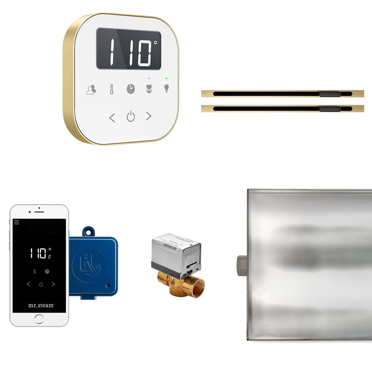 Mr. Steam AirButler Max Linear Steam Generator Control Bundle - ABTLRLXBKBB