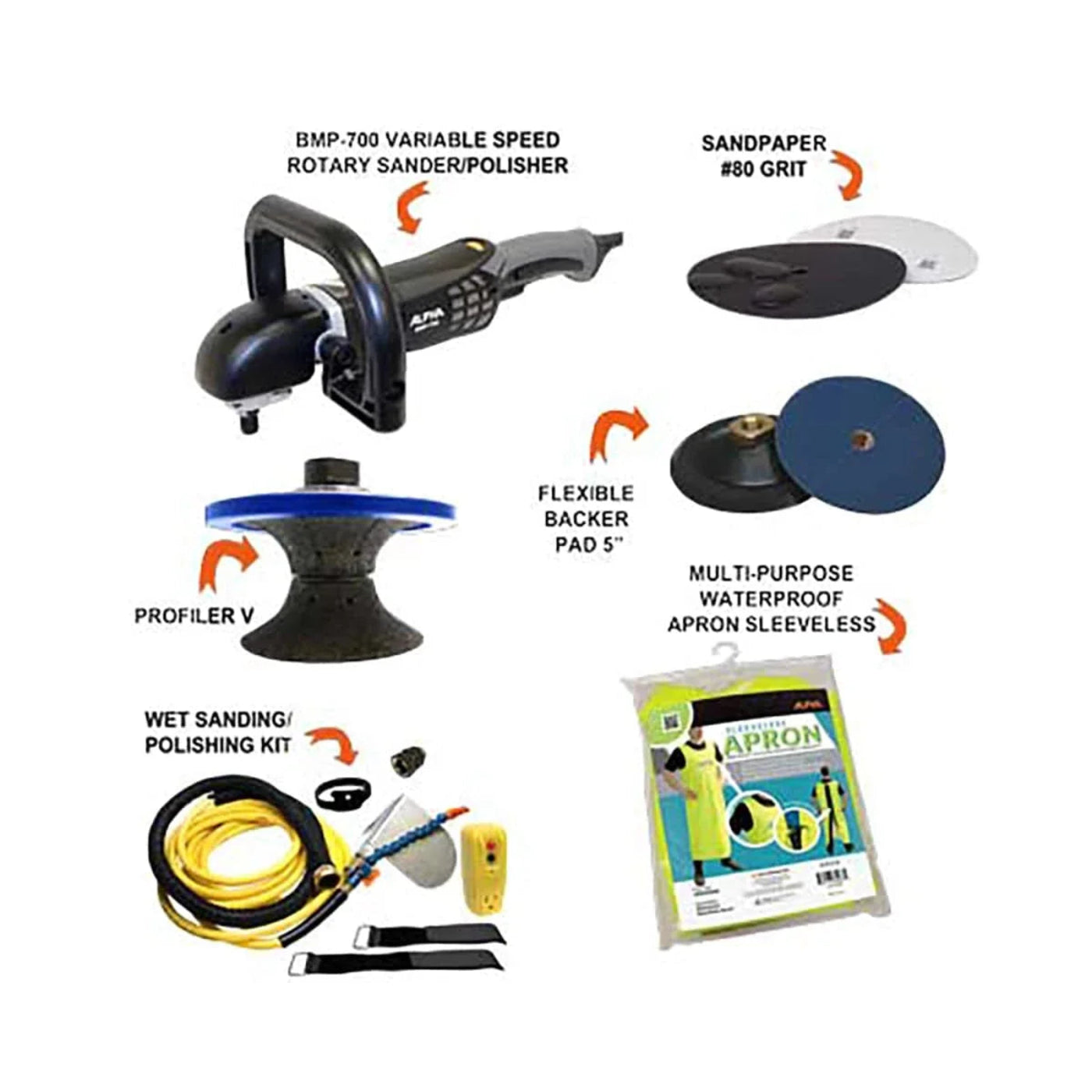 Alpha Tools BMP Pool Coping Kit - 5480-6300