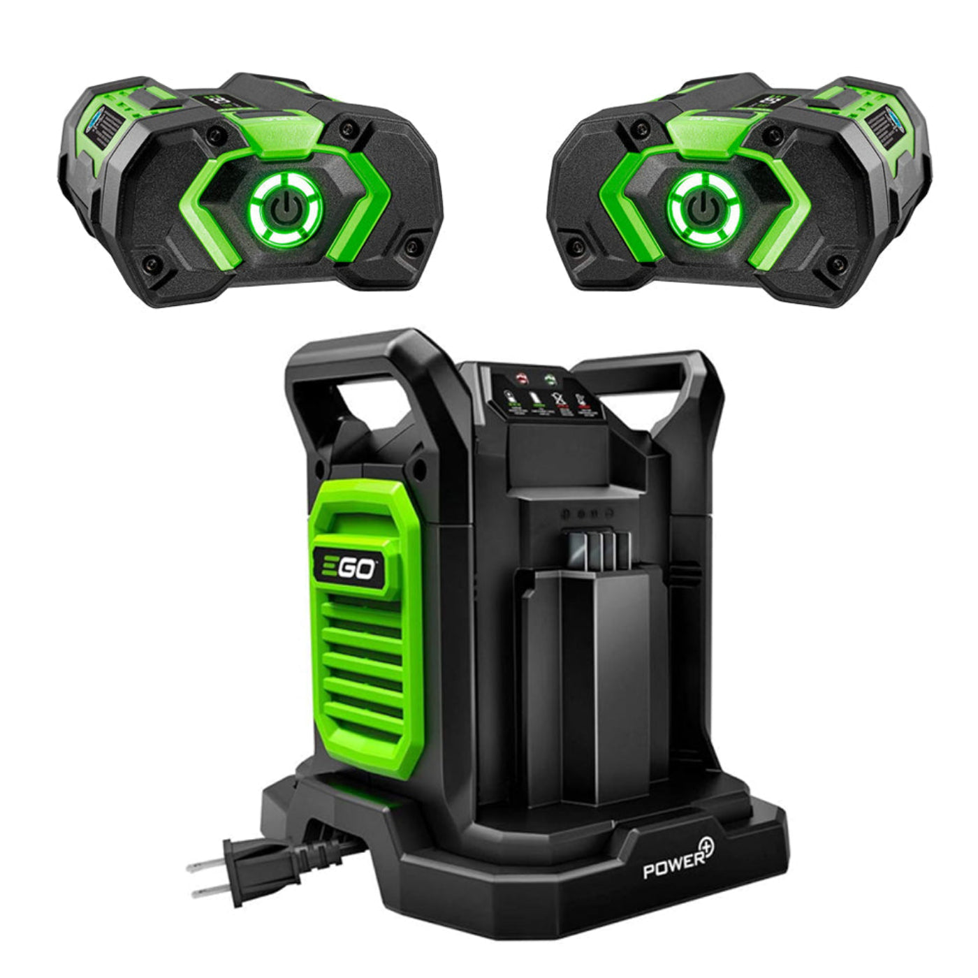 EGO Power+ Pack of 2 2.5Ah Batteries with CH2800D 280W Dual Port Charger Kit - BA1400T-2P_CH2800D
