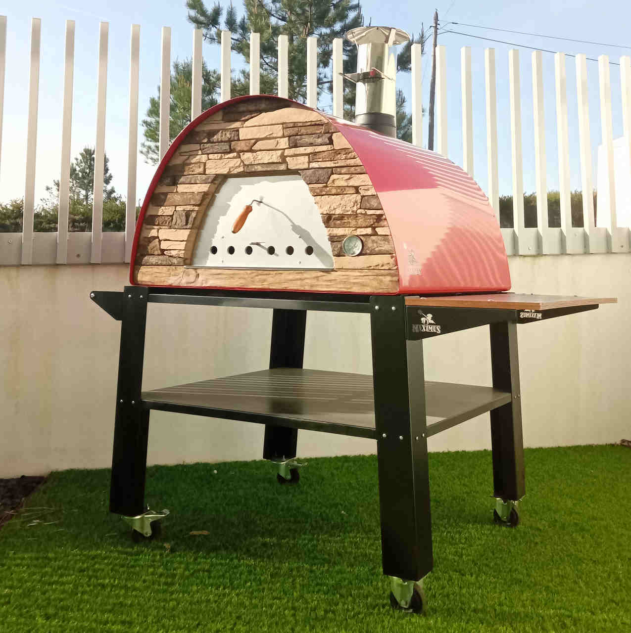 "NEW" PRIME PORTABLE PIZZA OVEN STAND "BELLO"