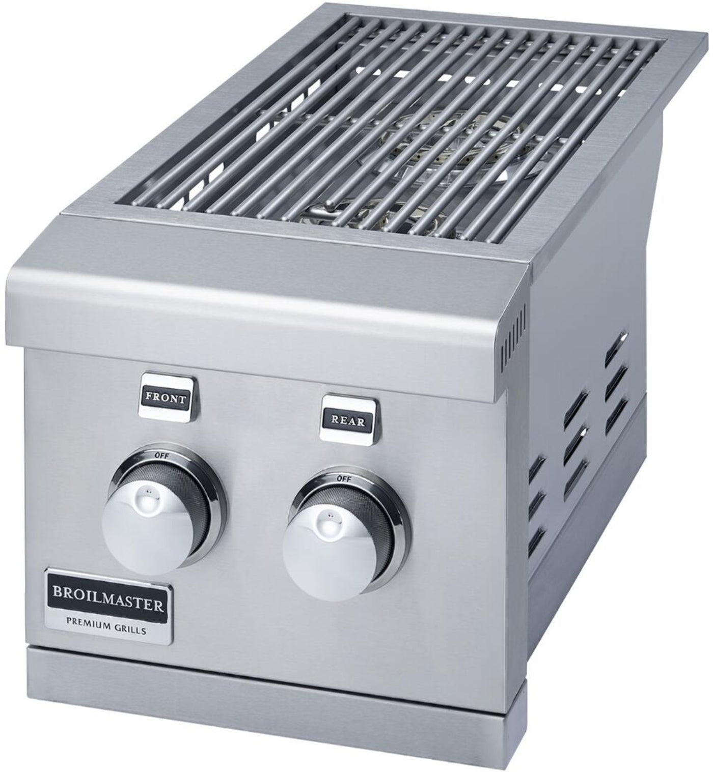 Broilmaster 12-Inch Slide-In Double Side Burner in Stainless Steel - BSABF12N