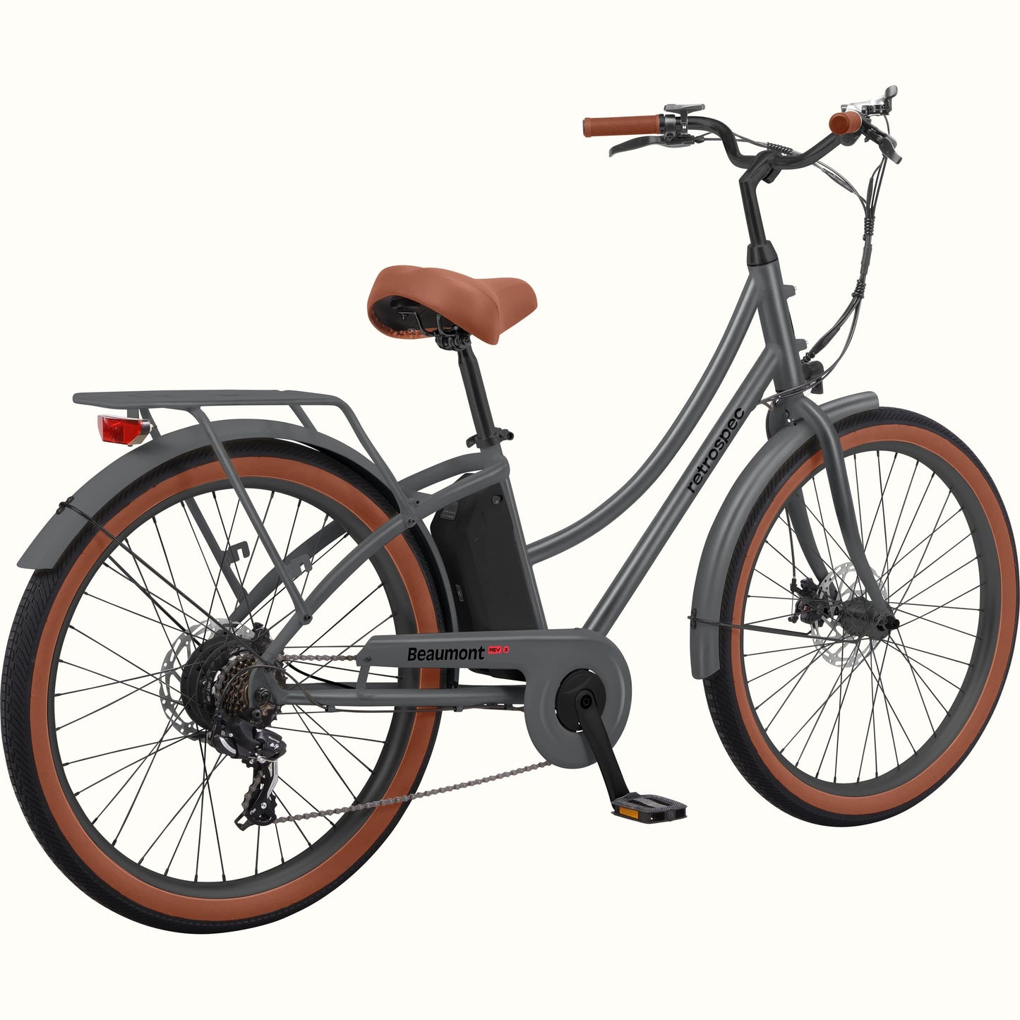 Retrospec Beaumont Rev 3 City Electric Bike - Step Through - 6597