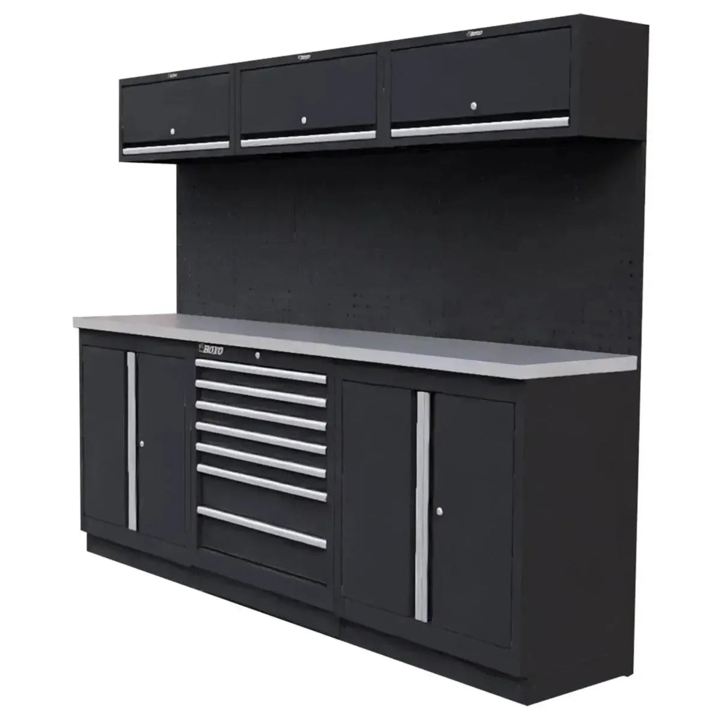 Adam Equipment Boxo OSM Series | 78" 14-Piece Professional Organized Storage Modules Build Out | 7-Drawers, 5-Cabinets - OSM-L14