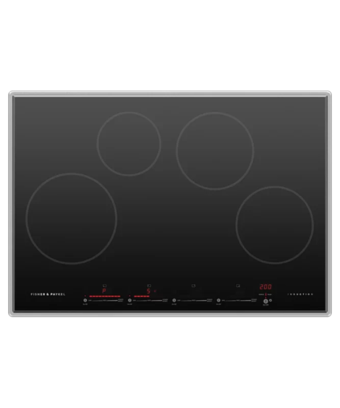 Fisher Paykel 30" Series 7 4 Zone Induction Cooktop Black Glass - CI304PTX4