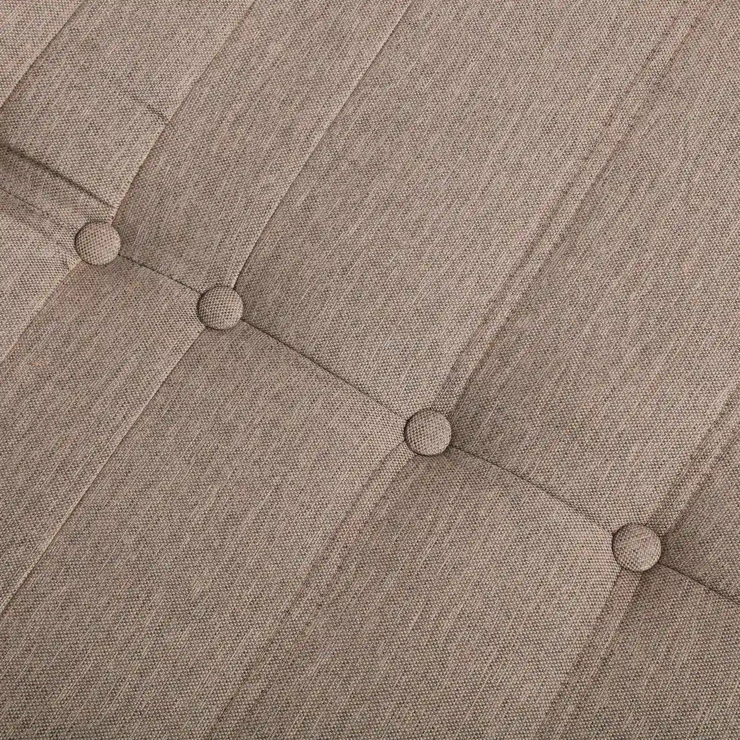 Deko Living 5 Piece Brown Compressed Foam Loveseat Sofa Chairs and Table Set - CIF50119