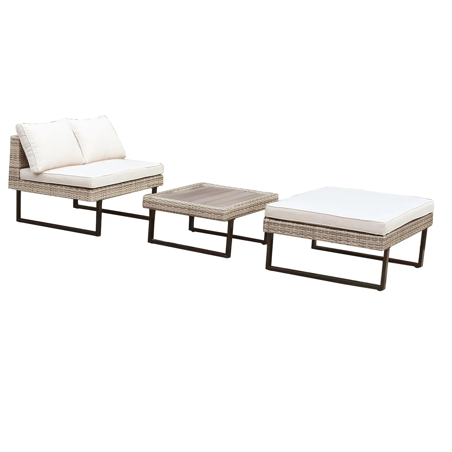 Deko Living Outdoor Corner Patio Sectional & Tables - COP30008