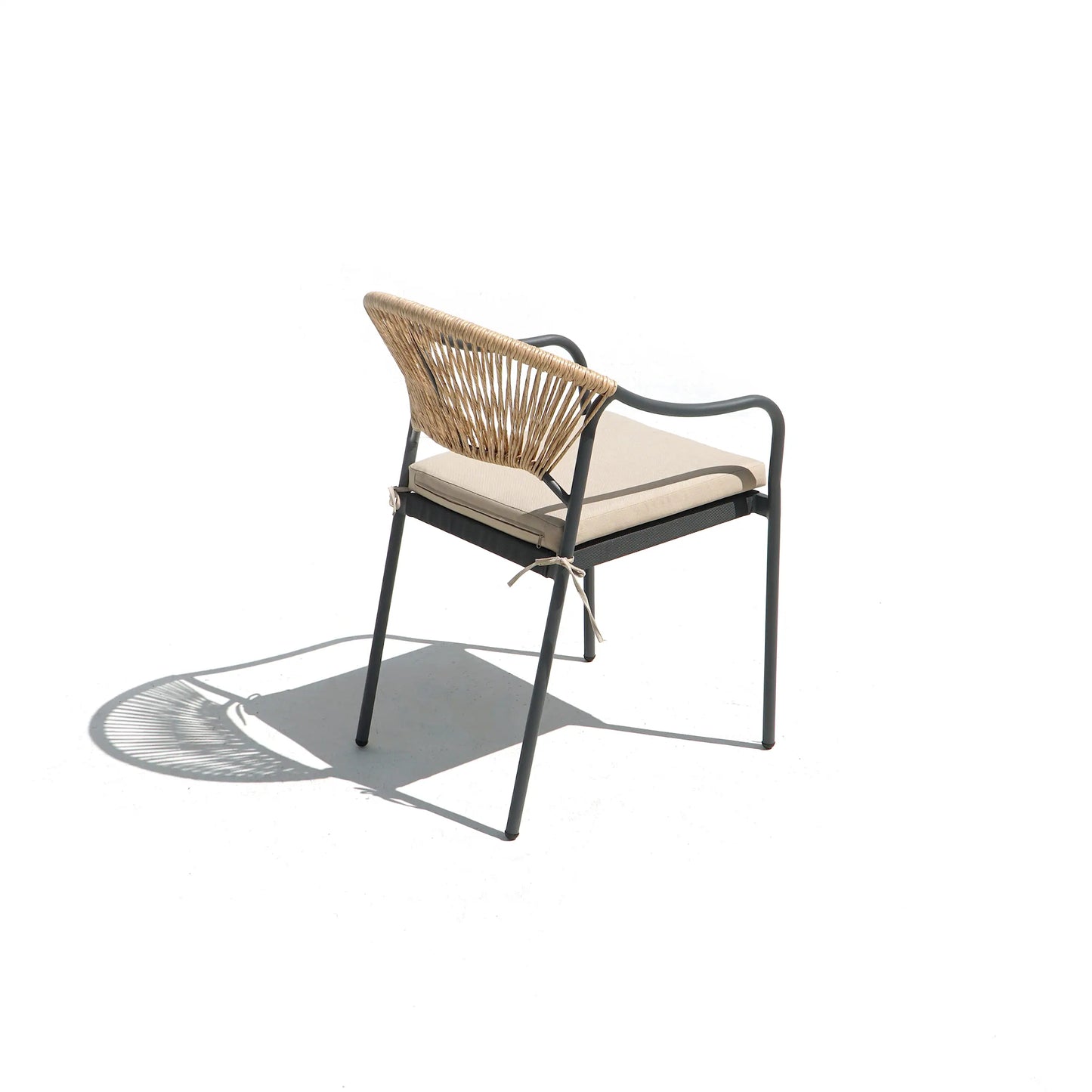 Deko Living 6 Piece Seating Yellow Outdoor Patio Dining Chairs and Table Set - COP30703