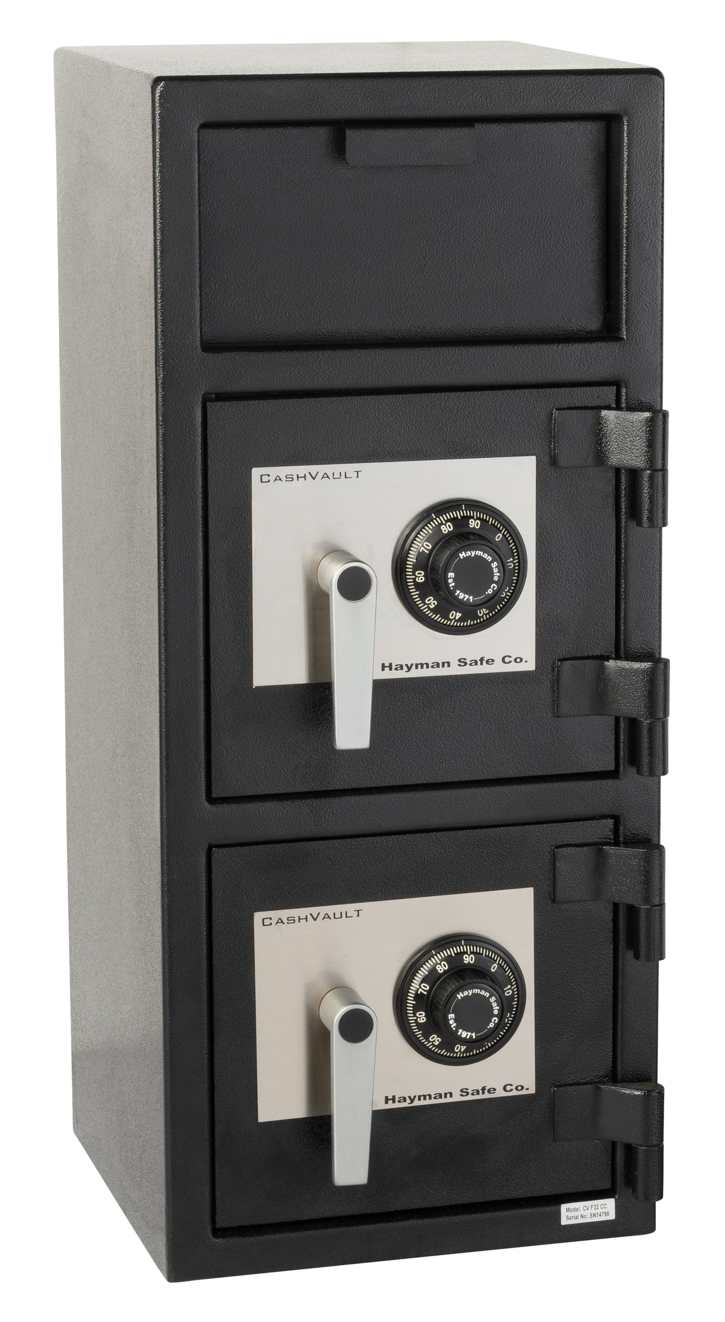 Hayman Front Loading Double Door Deposit Safe - CV-F32-2-CC