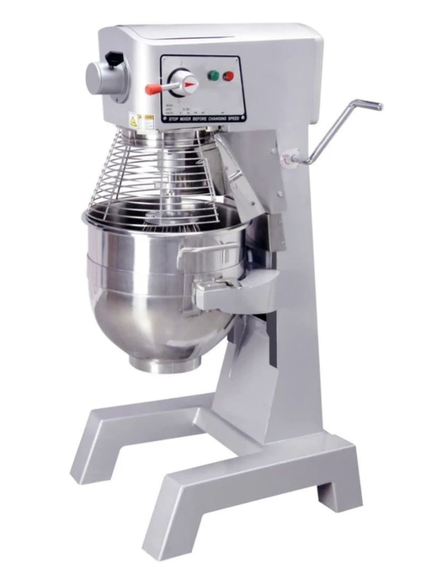 Chef AAA Commercial 30 Quart Planetary Baking Mixer 3 Attachments Included - HLM-30B,