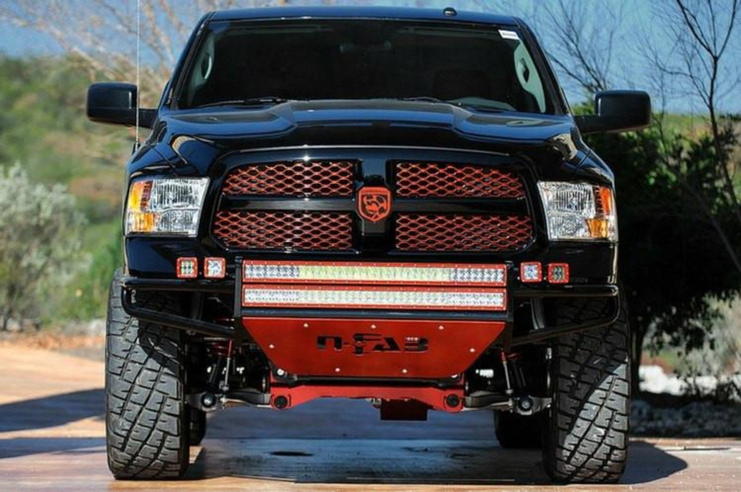 N-Fab D092LRSP Dodge Ram 1500 2009-2021 RSP Front Bumper Pre-Runner