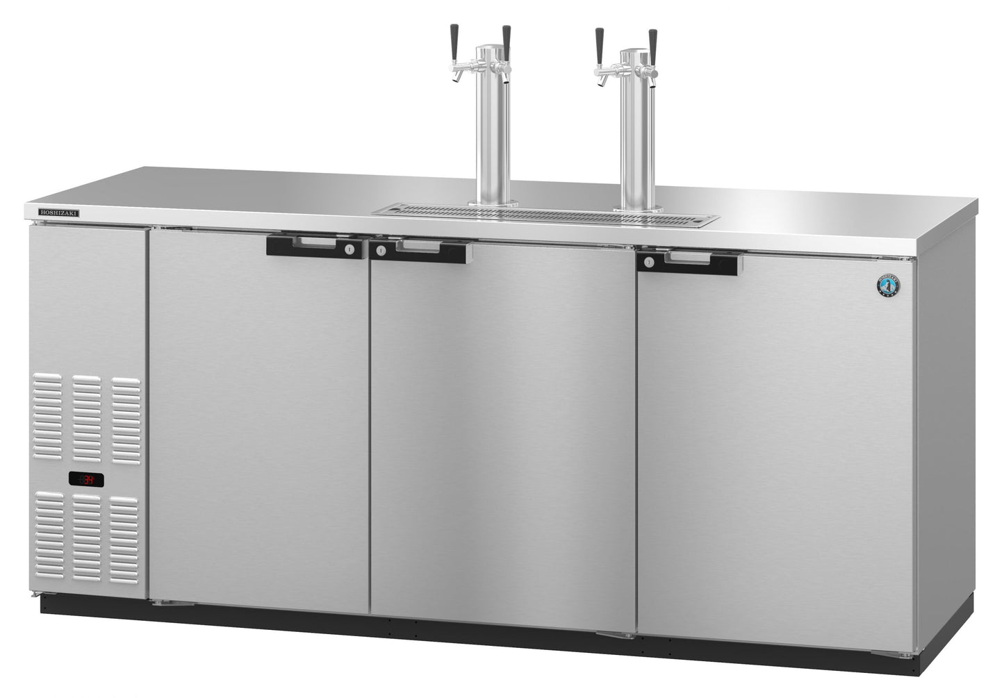 Hoshizaki DD80-S | 80" Wide 3 Section Stainless Steel Direct Draw - DD80-S