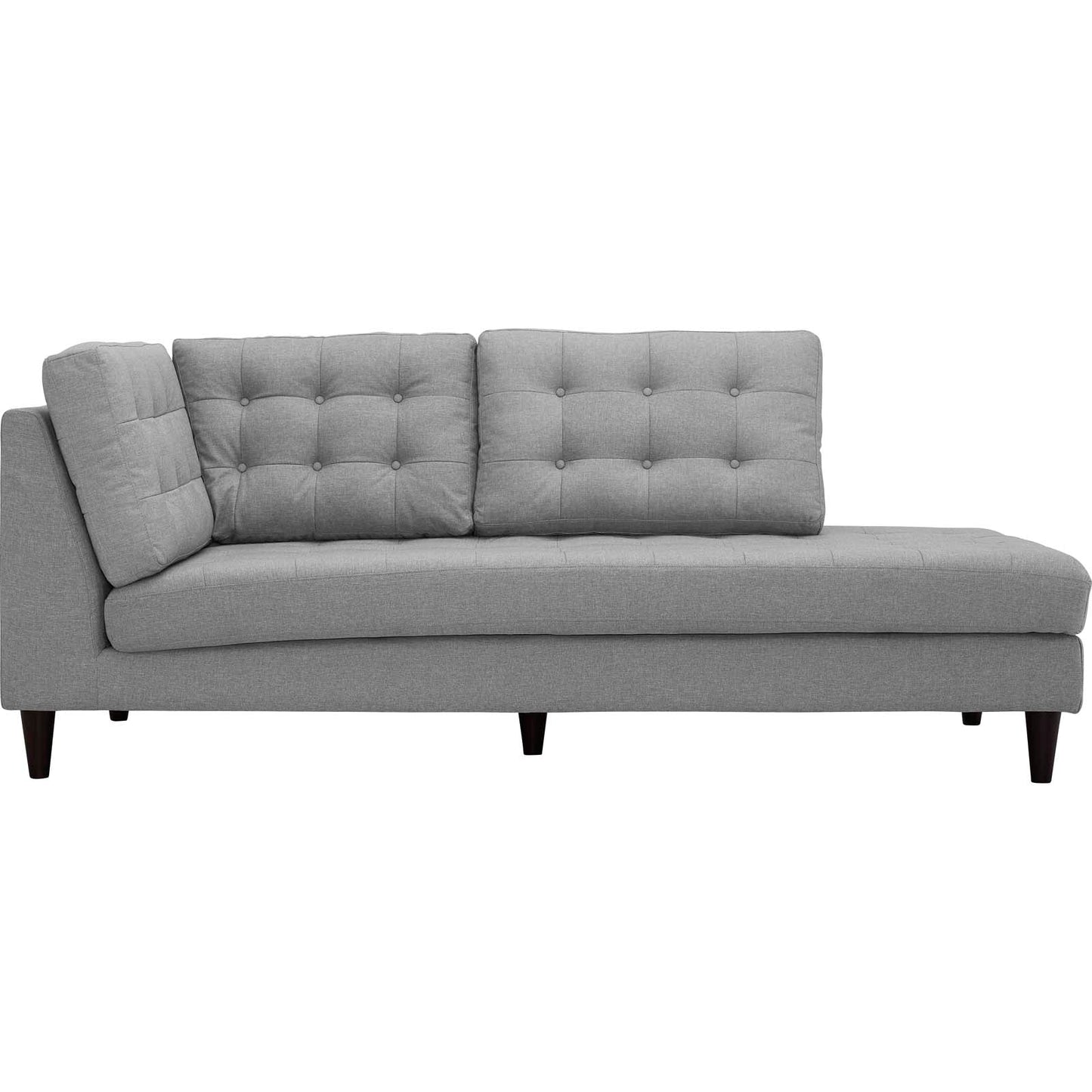Modway Furniture Empress Upholstered Fabric Right Facing Bumper - EEI-2612-AZU