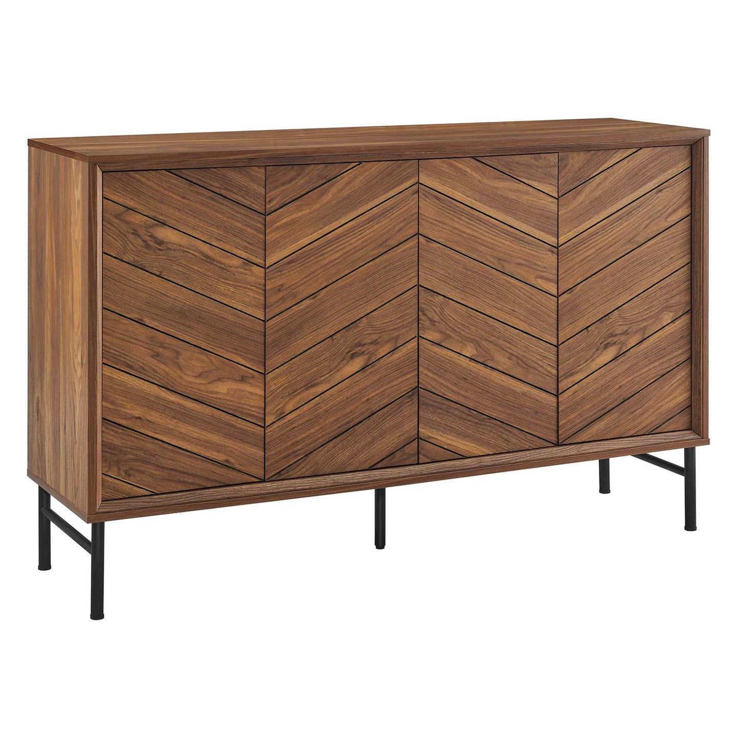 Modway Furniture 59" Harper Chevron Sideboard - EEI-6336-BLK