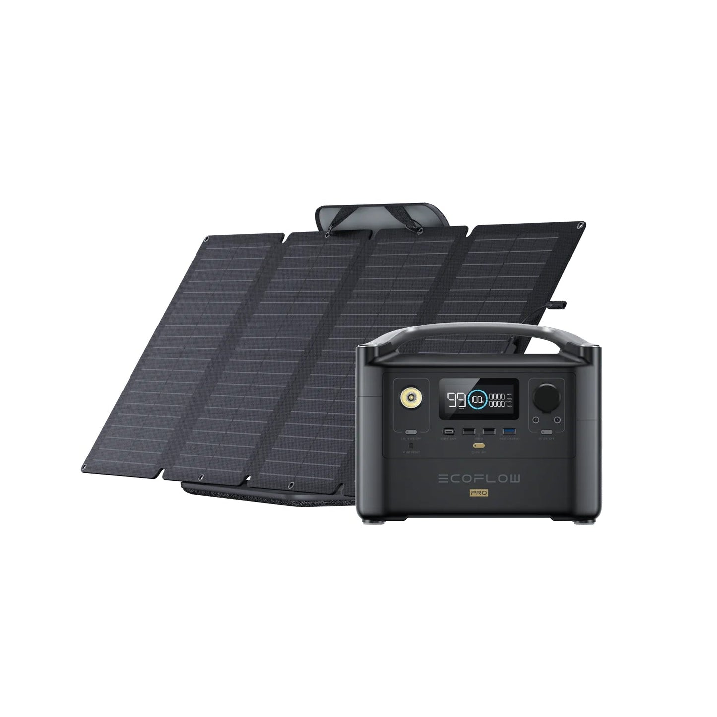 Aurora Generators 160W Portable Solar Panel - PowerGen USA - RIVER2PRO-160-1-US