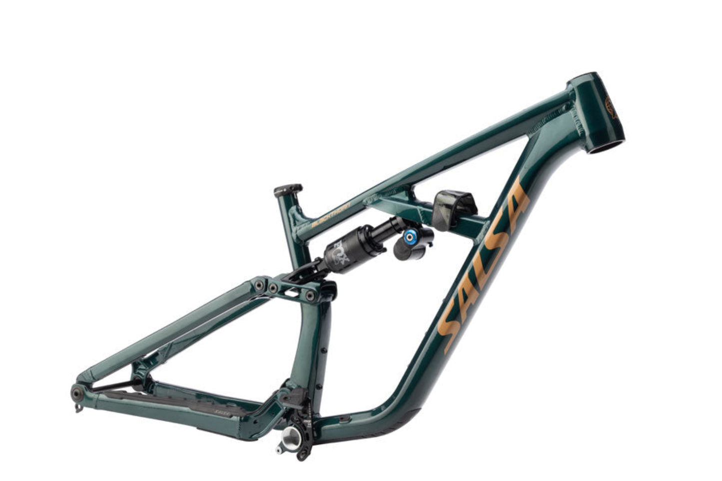NEW Salsa Blackthorn 145 All-Mountain Frame - 29", Aluminum, Black Spruce - 210000074743