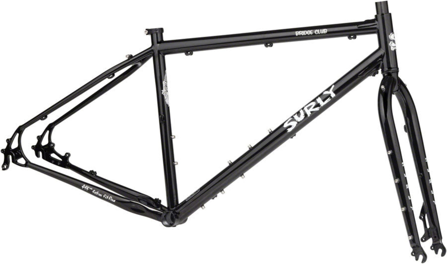 NEW Surly Bridge Club Frameset - 27.5"/700c, Steel, Trevor's Closet Black - 210000060898