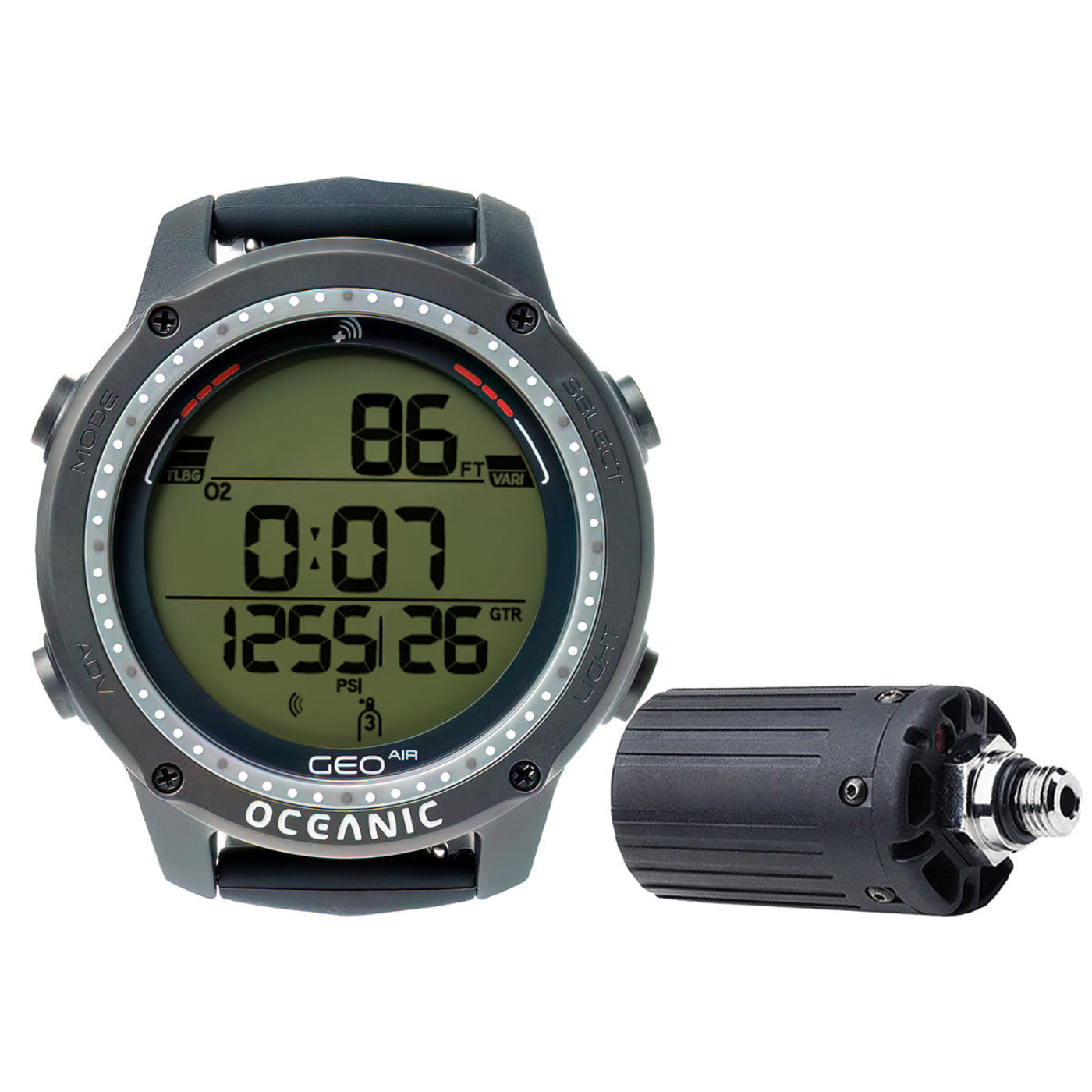 Zeagle Oceanic Geo Air Integrated Dive Computer + Transmitter - COM395 COMBO