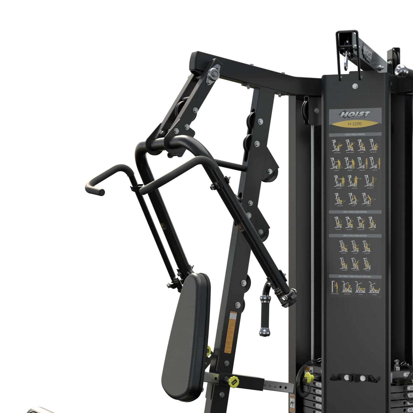 Hoist 2 Stack Multi Gym - H-2200B-MB-H-PA-1-MB