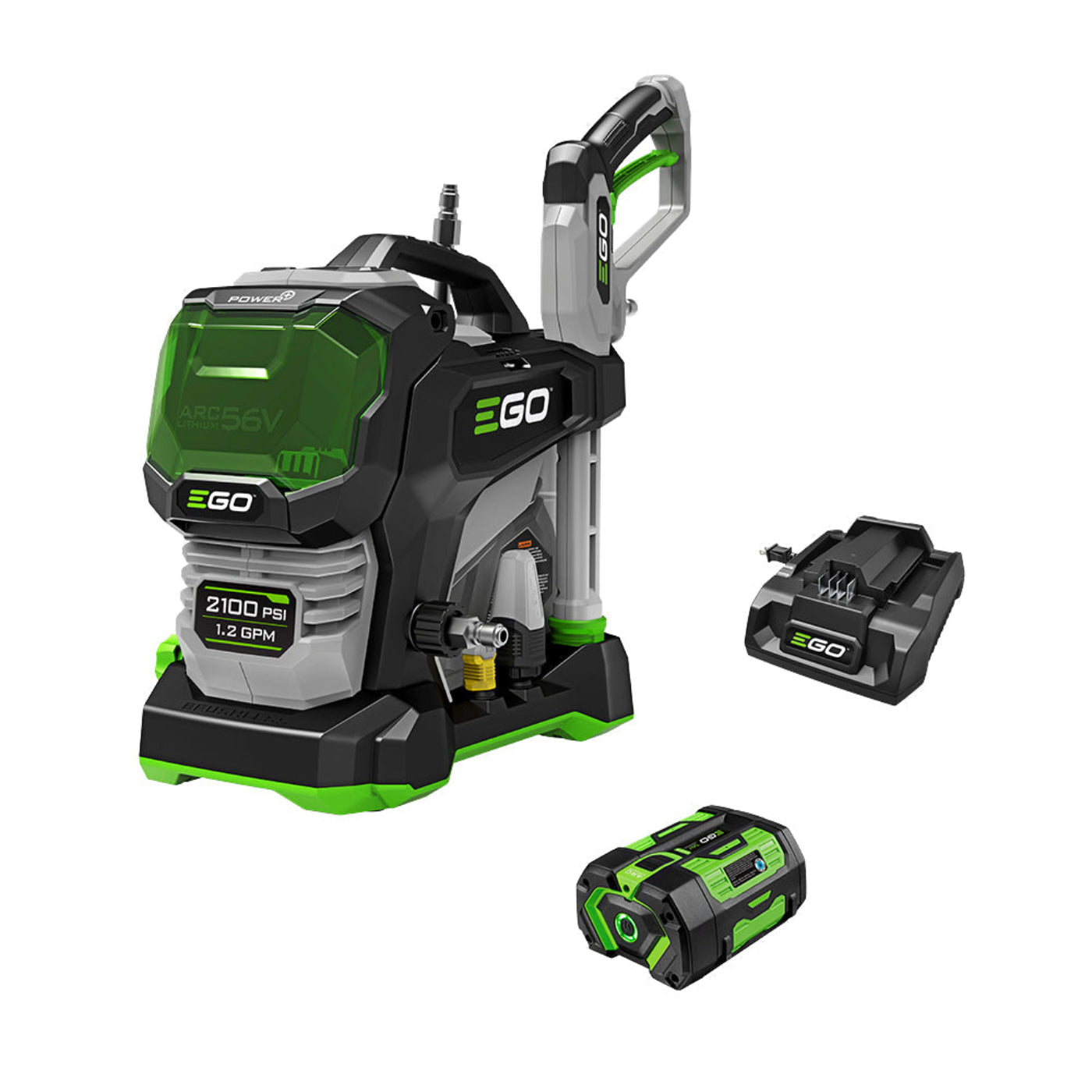 EGO Power+ 2100 PSI Compact Pressure Washer with 6Ah Battery and Standard Charger - HPW2105